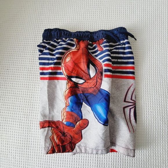 Marvel Spiderman Boys Swim lined Trunks size S - Picture 8 of 9